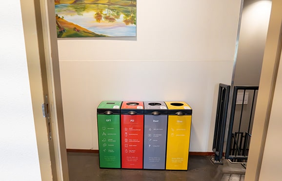 Afval scheiden op de gang met Bonton bij CTS GROUP