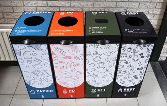 Afval scheiden Bonton deksels